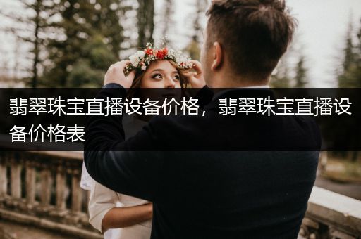 翡翠珠宝直播设备价格，翡翠珠宝直播设备价格表